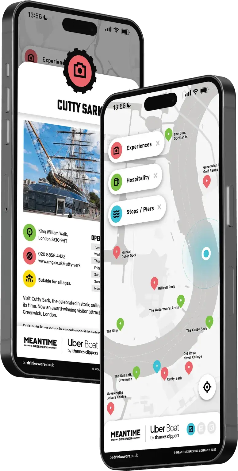 Uber Boat by Thames Clippers check-in app