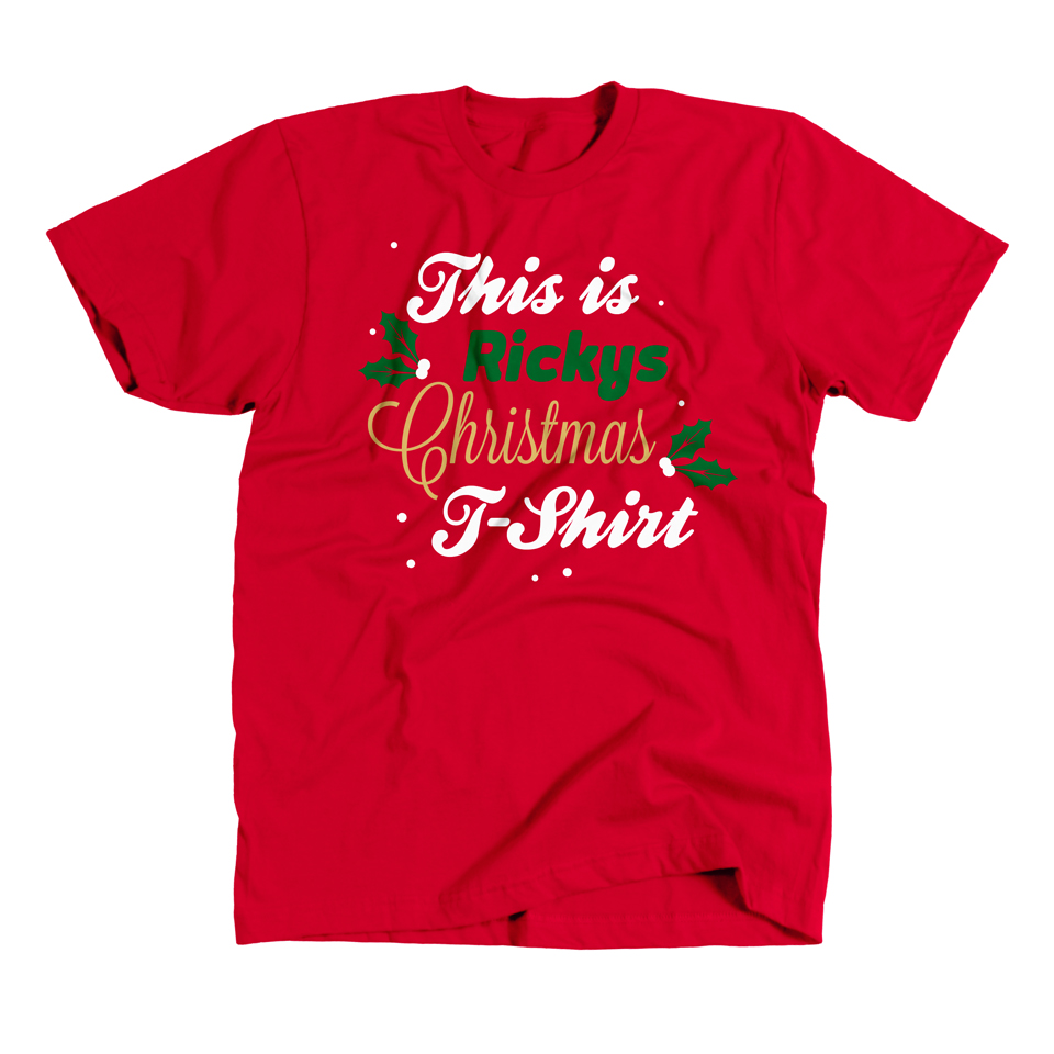 Christmas Holly Mens T-Shirt | T-Shirt Monstr
